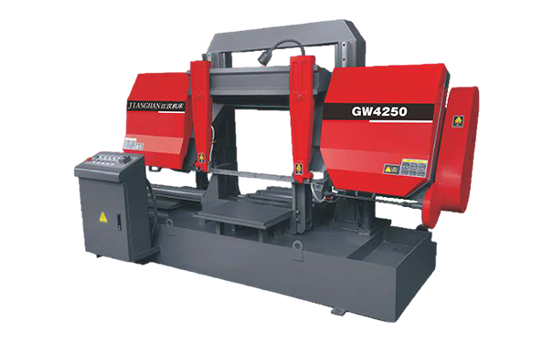 寮步镇GW4250双柱龙门卧式带锯床